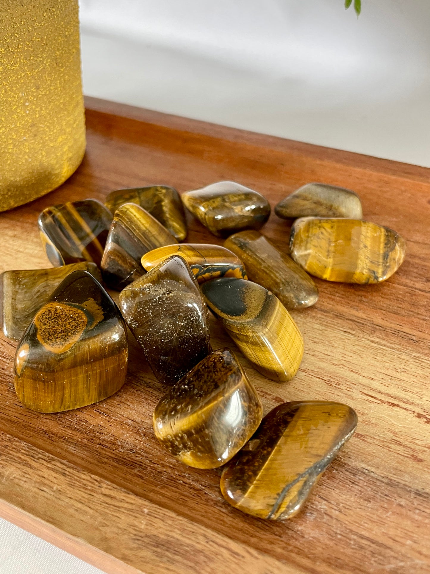 Tiger Eye Tumbles