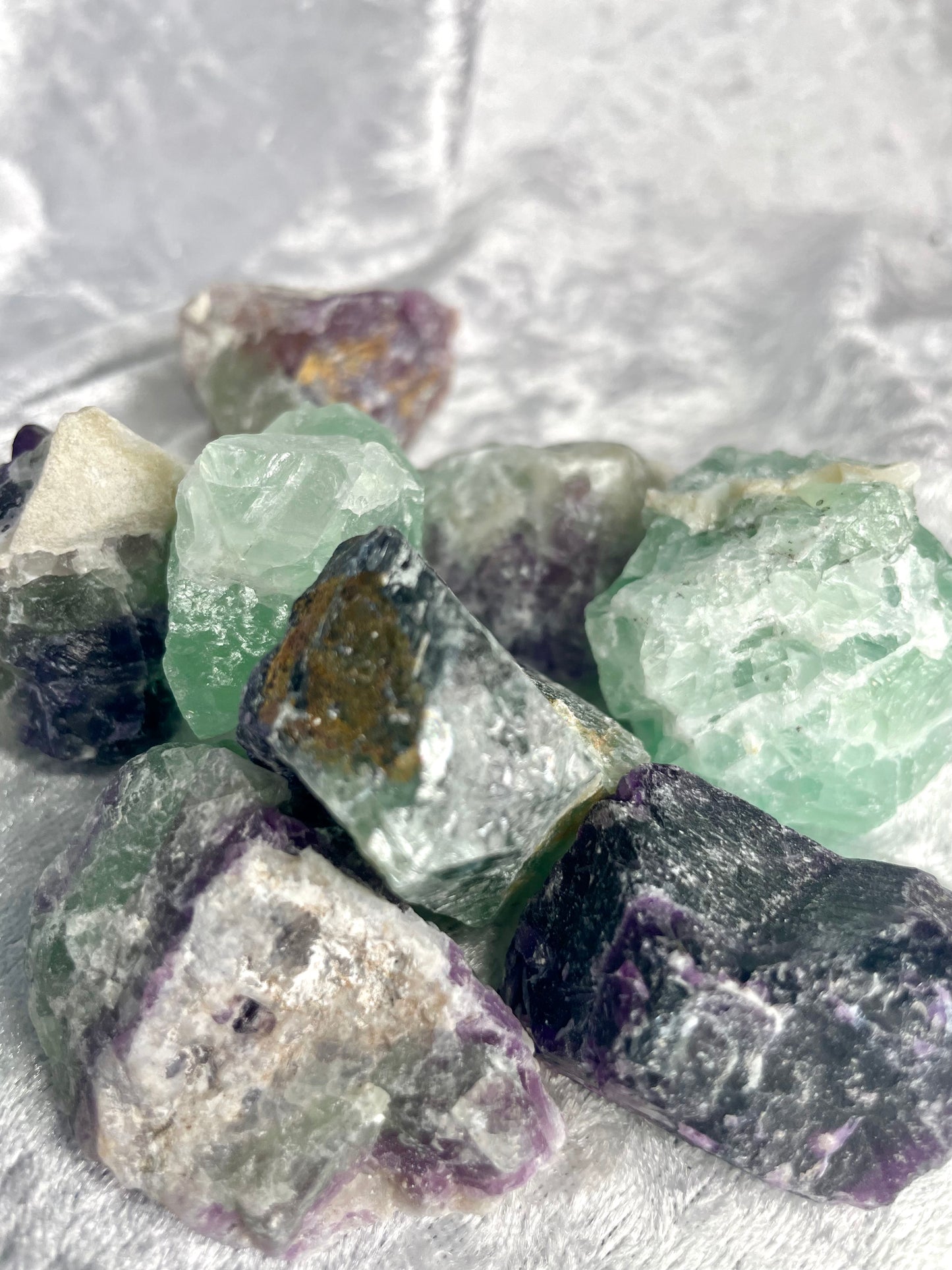 Fluorite Raw Chunks