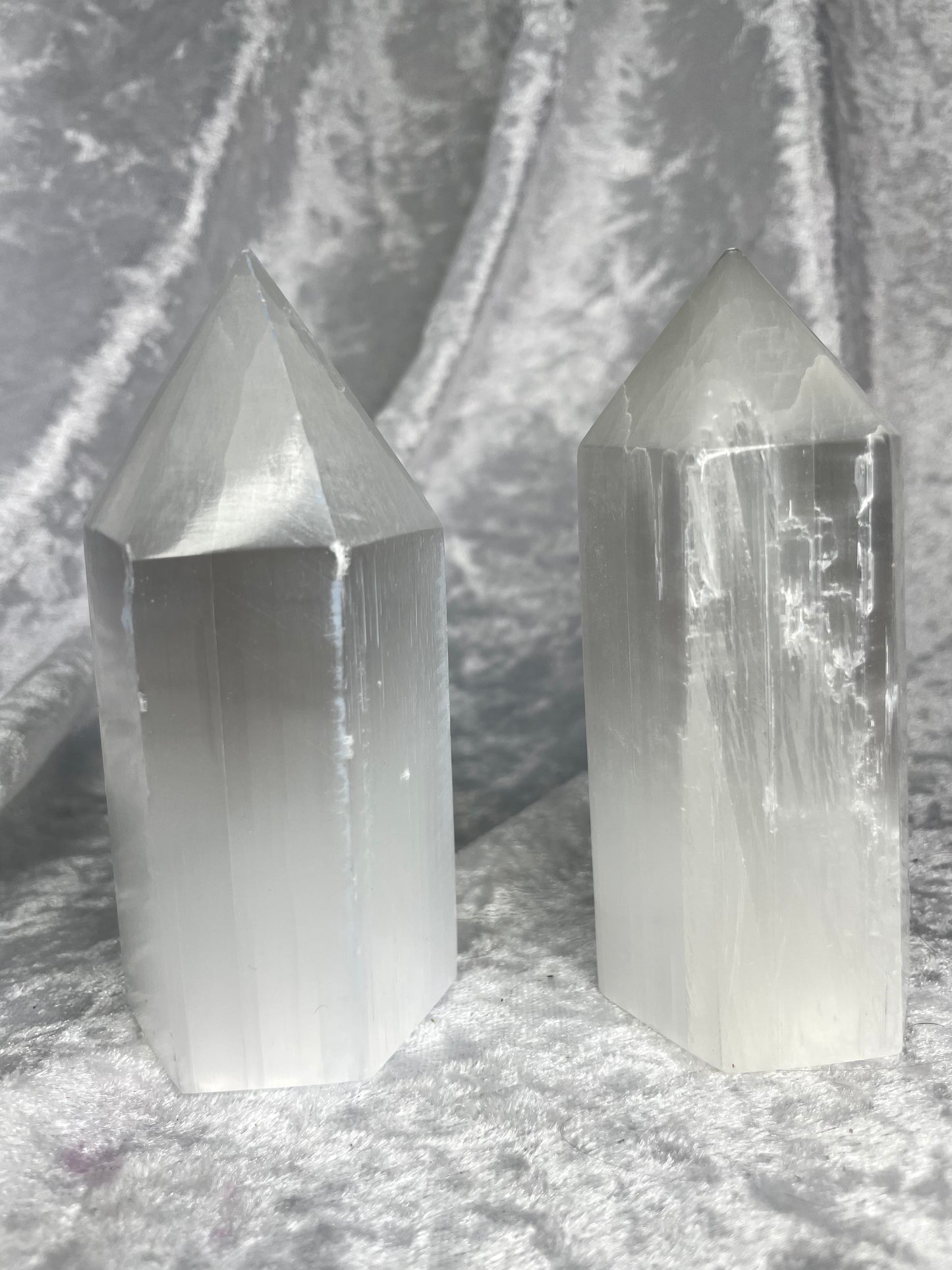 Selenite Polished Towers