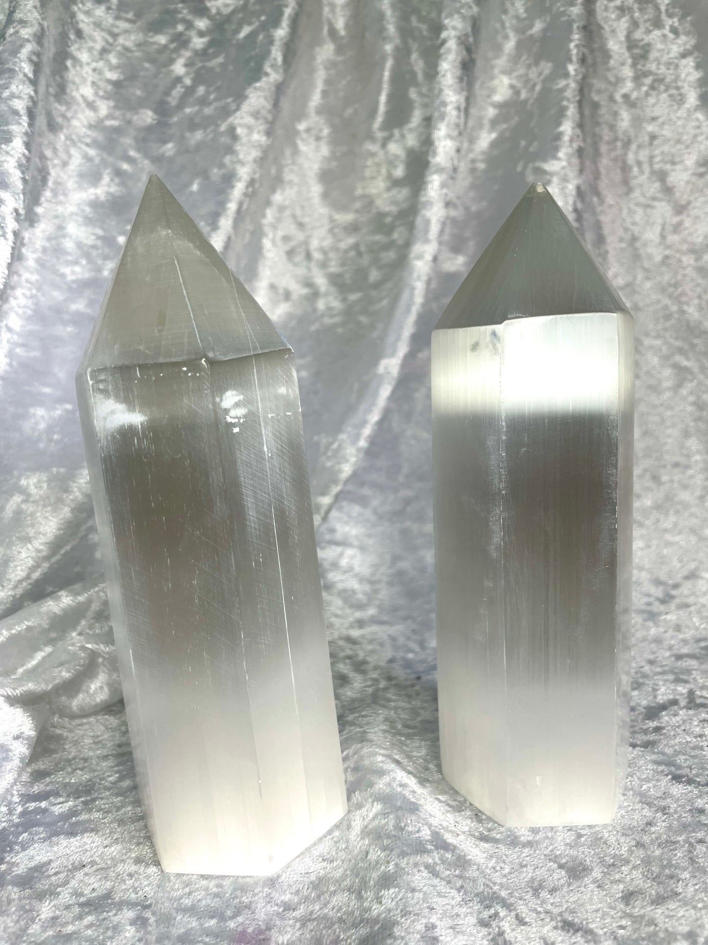 Selenite Polished Towers