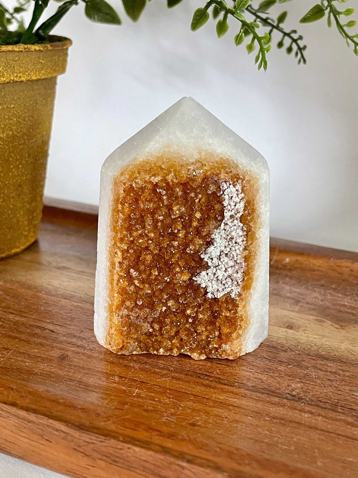 Citrine Cut Base Tower