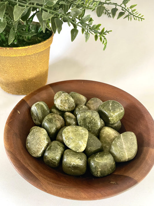 Vesuvianite Tumbles