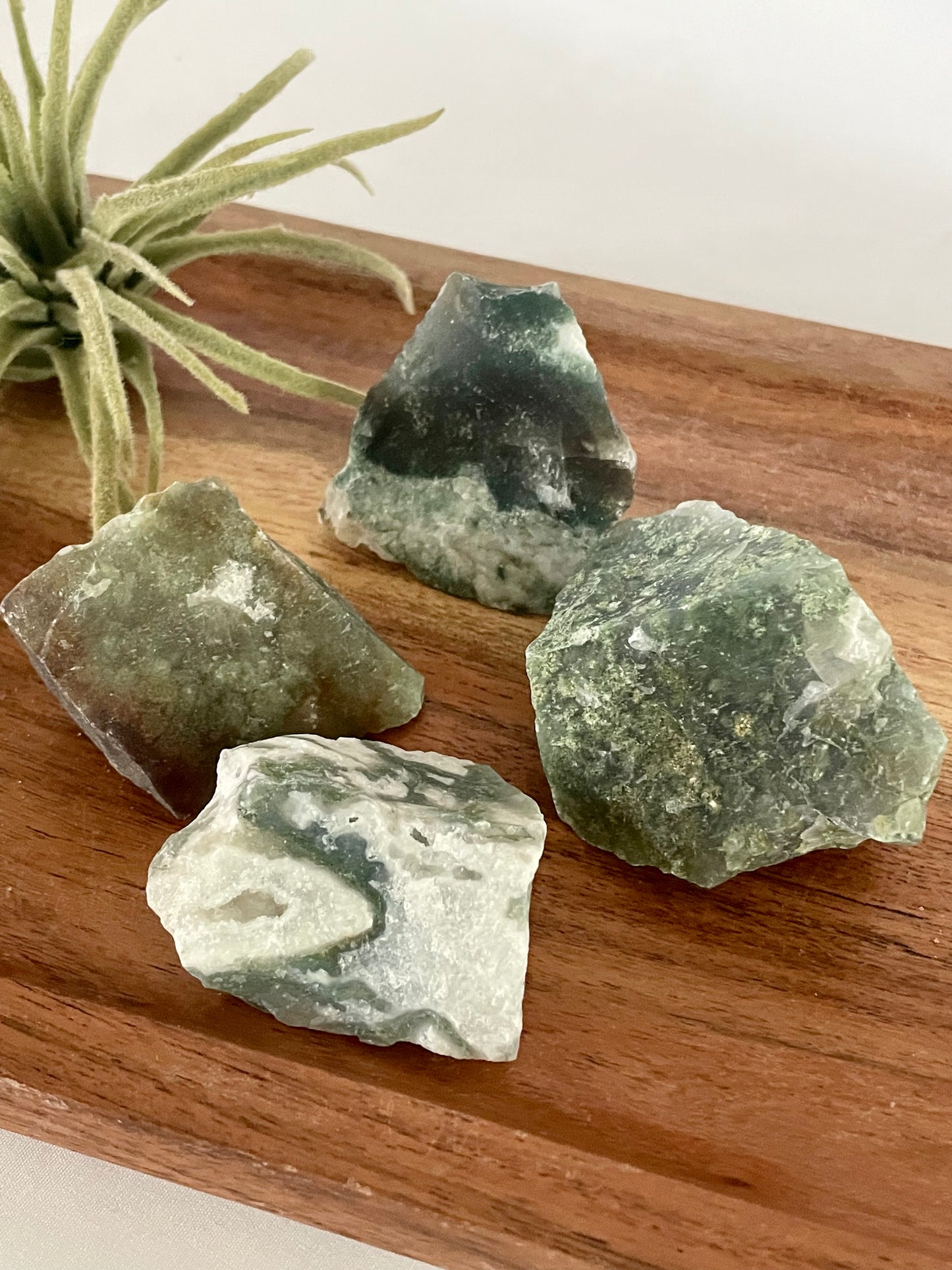 Moss Agate Raw Chunks