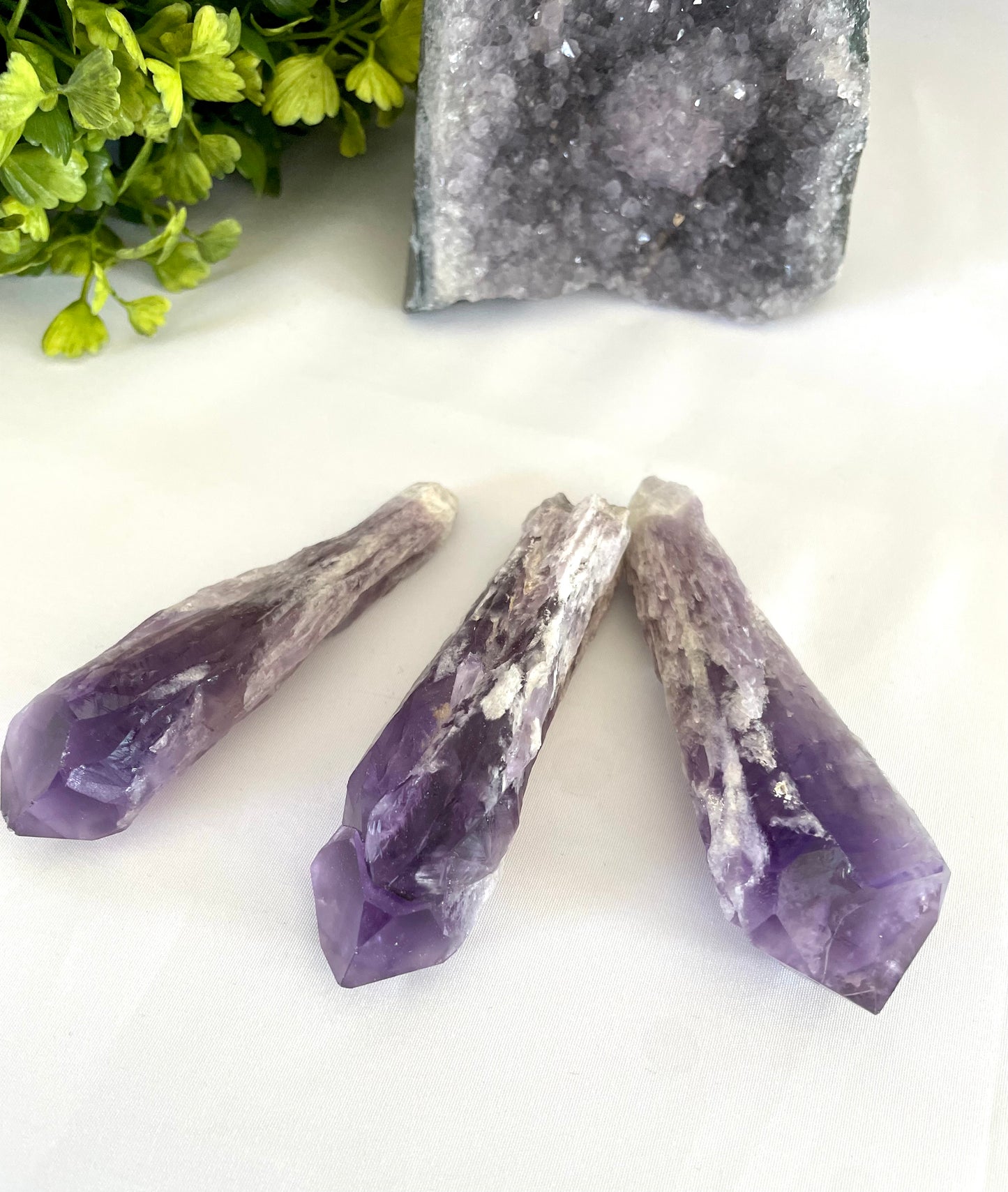 Amethyst Elestial Raw Roots