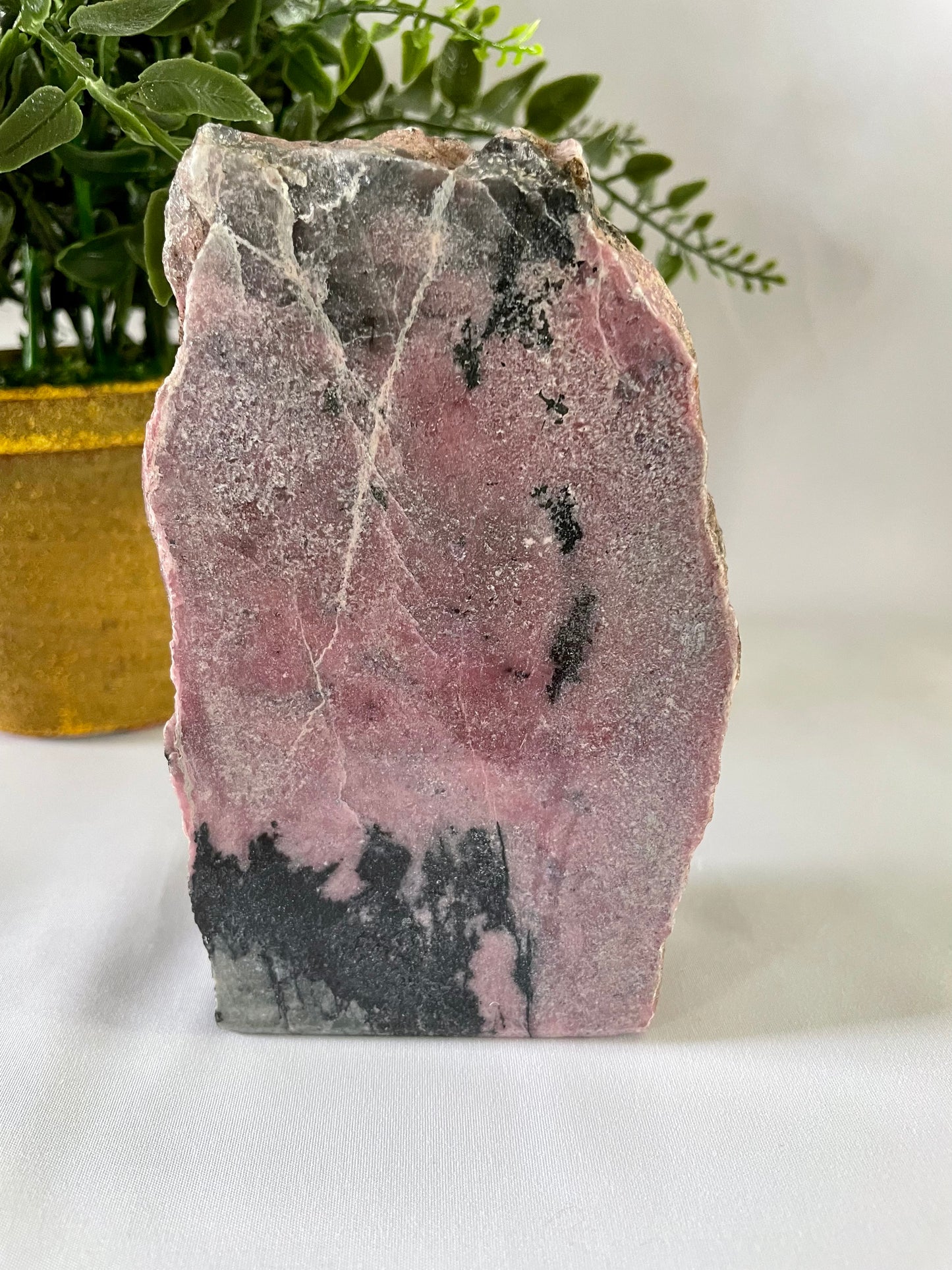 Rhodonite Half Polished Free Form