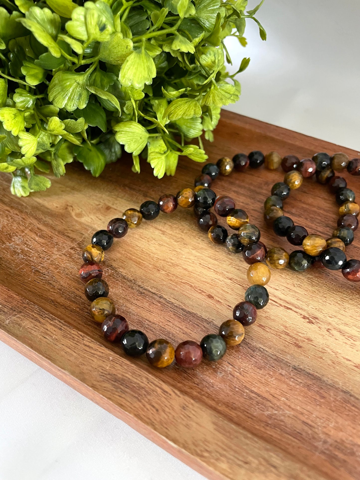 Mixed Tiger Eye Faceted Bracelets