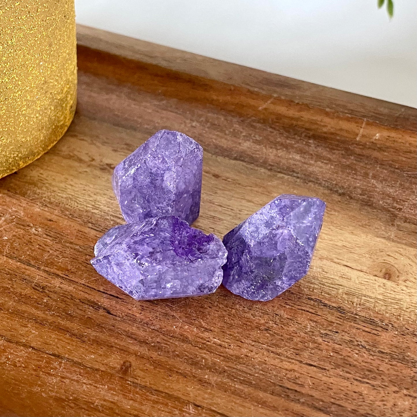 Dyed Quartz Raw Points