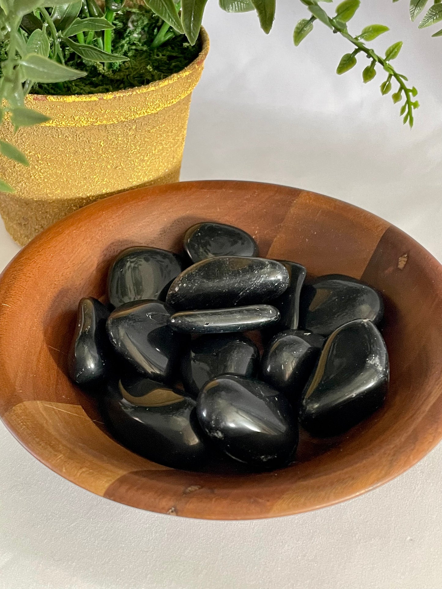 Black Obsidian Tumbles